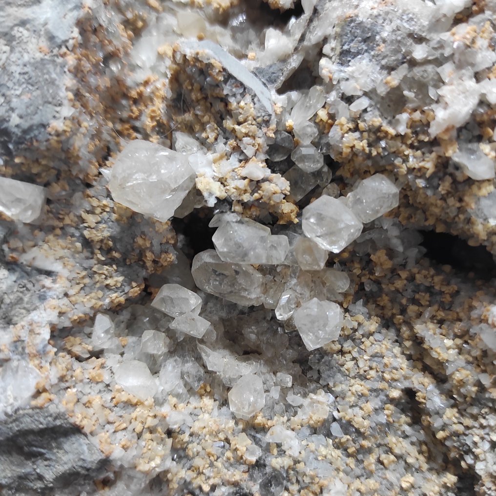 Septaria 石英鑽石 矩陣晶體 - 高度: 11 cm - 闊度: 16 cm- 3380 g - (1) #1.1