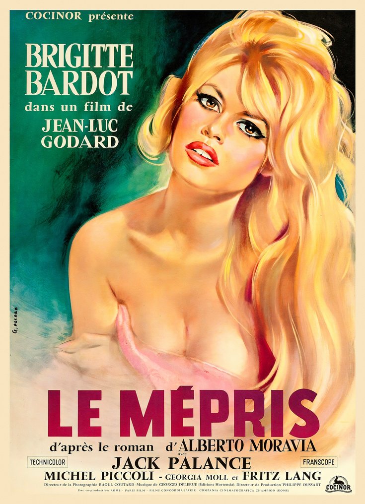 Le mépris - Jean-Luc Godard - Brigitte Bardot #1.0