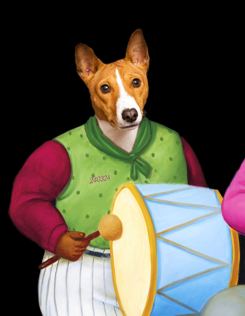 Bonaschi (1959) - Poltrona n°240324- I clown su Fernando Botero #3.2