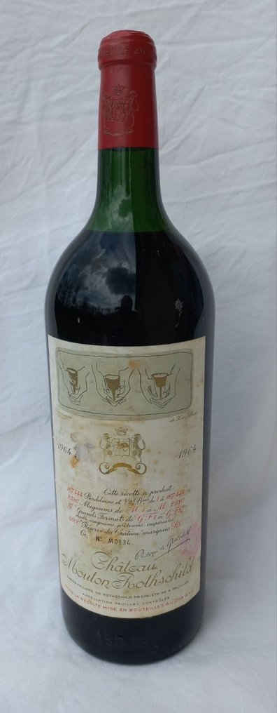 1964 Chateau Mouton Rothschild - Pauillac 2ème Grand Cru Classé - 1 Magnumflasche (1,5 L) #1.1
