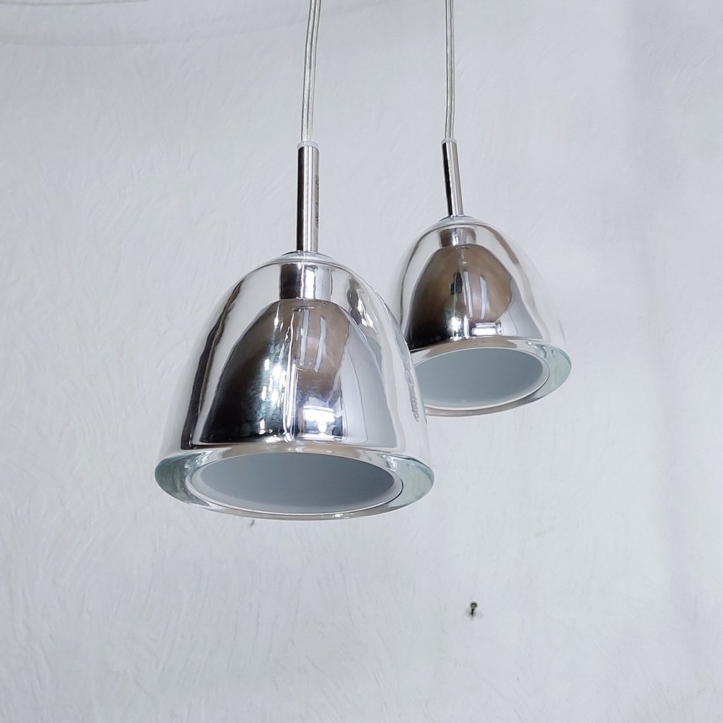 Seed Design - Lampada a sospensione (2) - Glacier - Chrome - Acciaio, Vetro - 2 pezzi - senza riserva #3.2
