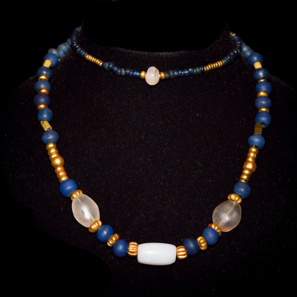古罗马，帝国 玻璃；玉髓；水晶； 串珠子 #1.1