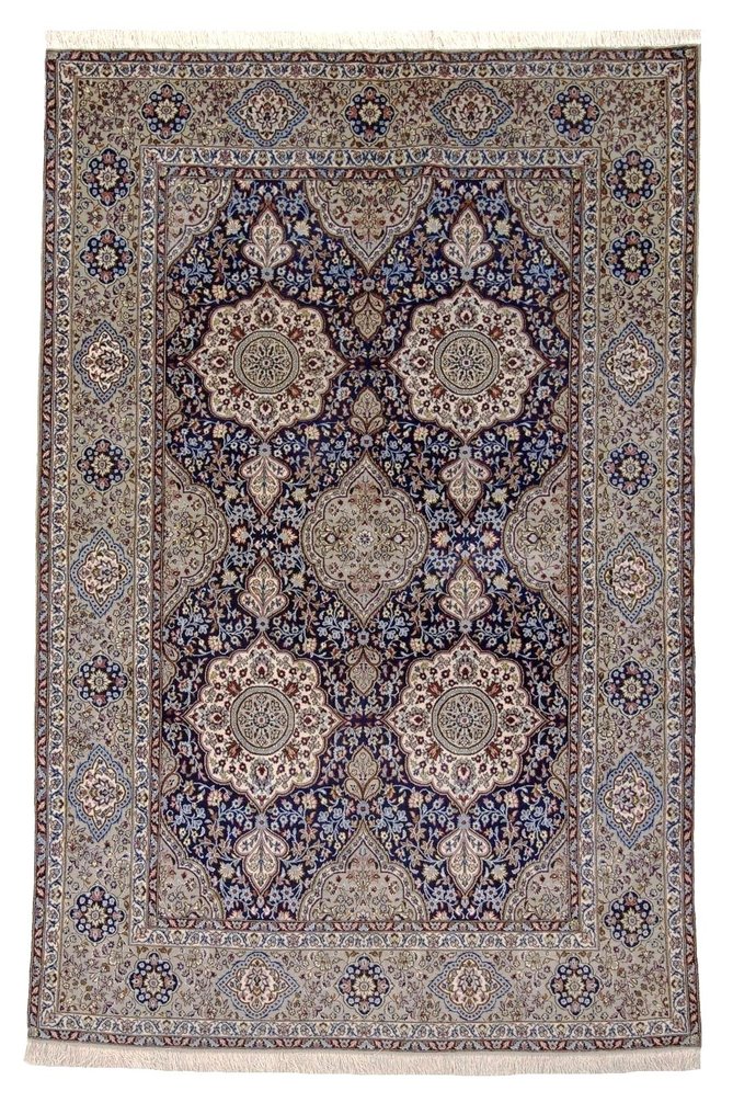 Tapis fin d'Ispahan - Tapis persan avec beaucoup de soie - Tapis - 227 cm - 150 cm #1.1