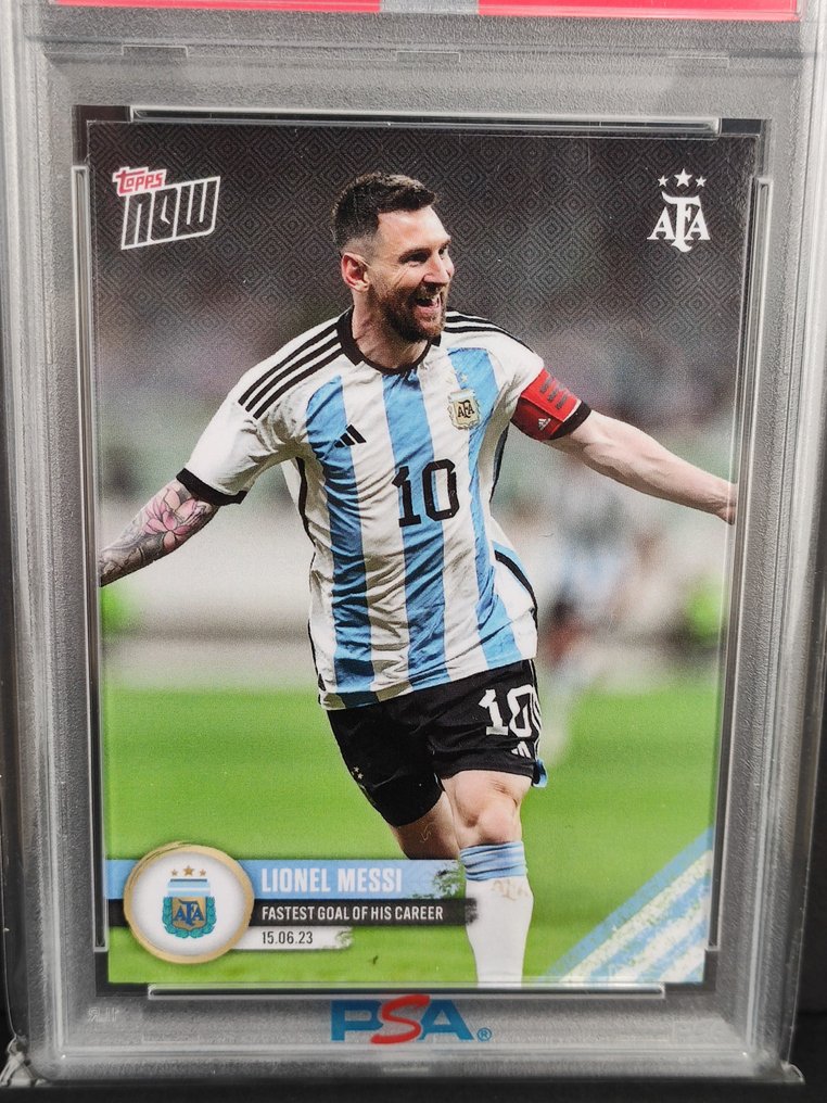 2023 - Topps - Now Argentina - Lionel Messi - #1 - 1 Graded card - PSA 9 #1.2