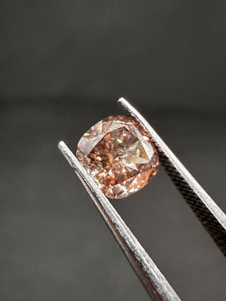1 pcs Diamant  (Naturligt färgad)  - 1.01 ct - I1 - Gemological Institute of America (GIA) #1.2