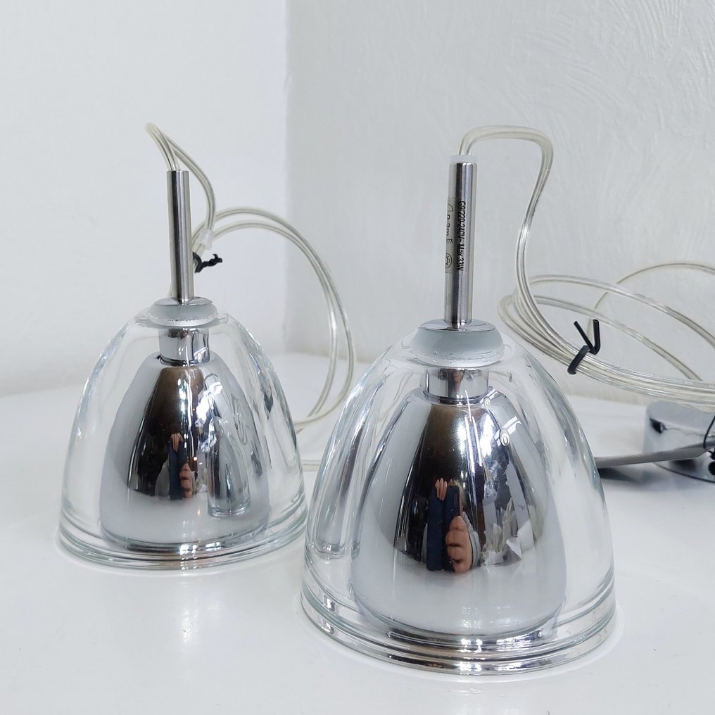 Seed Design - Lampada a sospensione (2) - Glacier - Chrome - Acciaio, Vetro - 2 pezzi - senza riserva #4.3