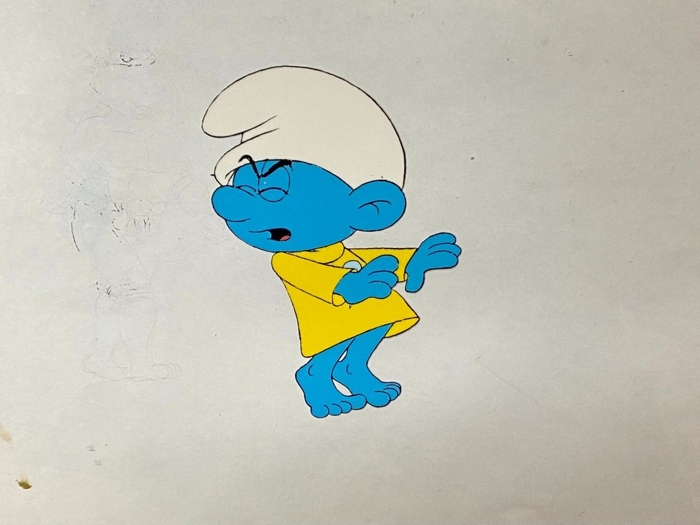 The Smurfs, 1981 - 1 Cel de animación original de Snappy #3.2