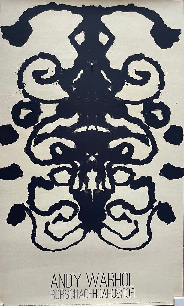 Andy Warhol (after) - (1928-1987), Rorschach, 1984, Copyright The Andy Warhol Foundation for the Visual Arts, Inc, Printed #1.1