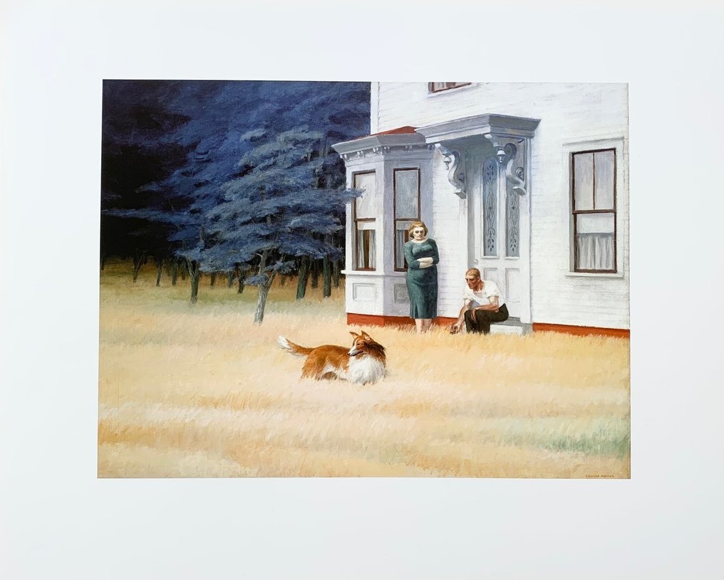 Edward Hopper - Cape Cod Evening - Offsetlithograph - 50 x 40 cm #2.1