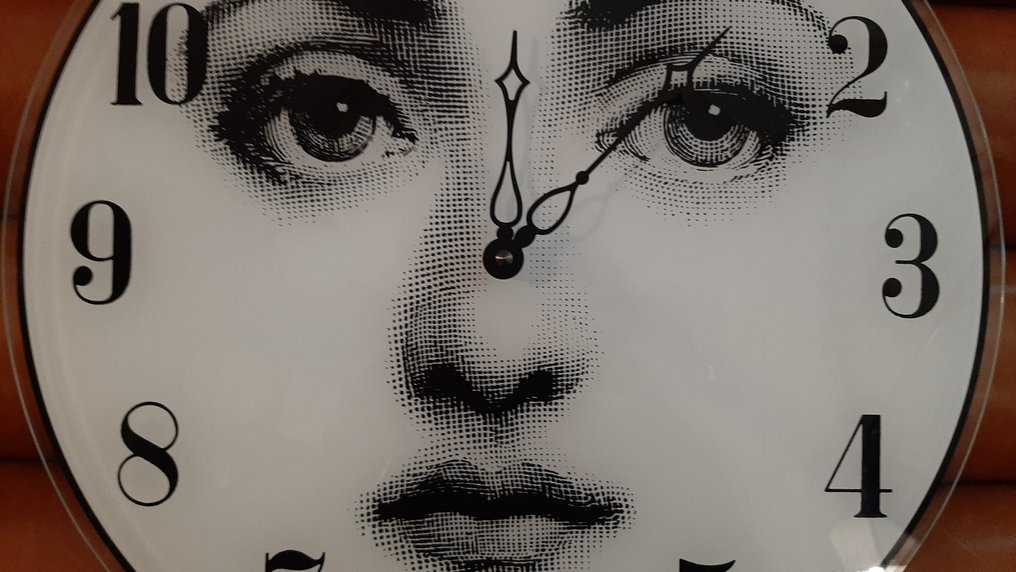 Wall clock - Fornasetti-Milano - Design Screen-printed glass - 2000-2010 #3.2