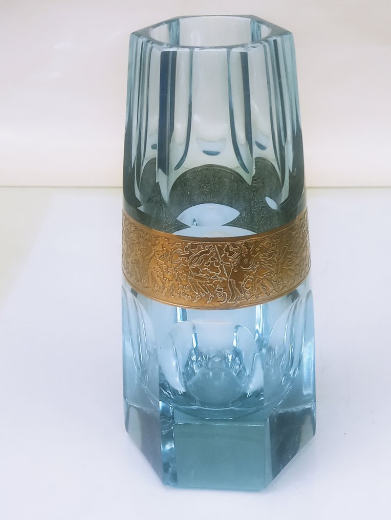 Moser - 花瓶  - 玻璃 - 签 #1.1