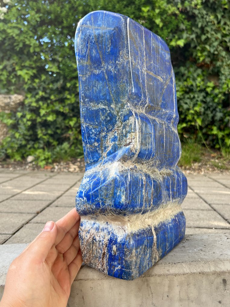 XXL Lapis Lazuli Dowolna forma - Wysokość: 32 cm - Szerokość: 18 cm- 11.6 kg - (1) #2.1
