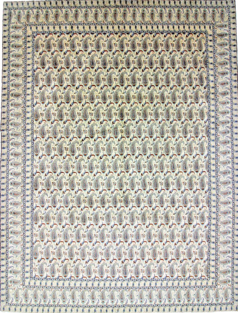 Laine de liège fine Kashan - Tapis - 388 cm - 294 cm #1.1