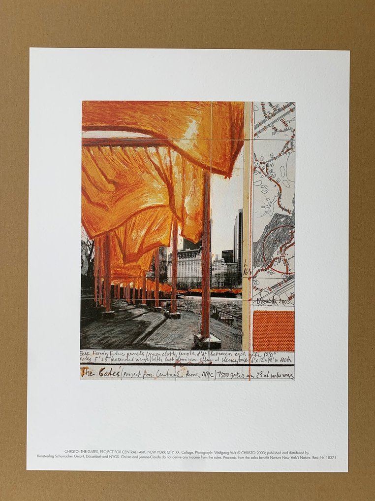 Christo (1935-2020) - (after) - The Gates XX - Artprint - 42 x 32 cm #1.0