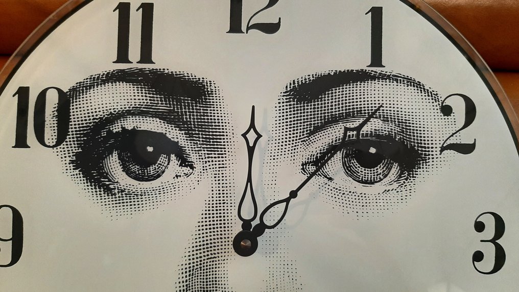 Wall clock - Fornasetti-Milano - Design Screen-printed glass - 2000-2010 #2.1
