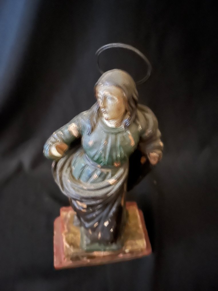 Skulptur, Virgen dolorosa - 37 cm - Trä #1.2