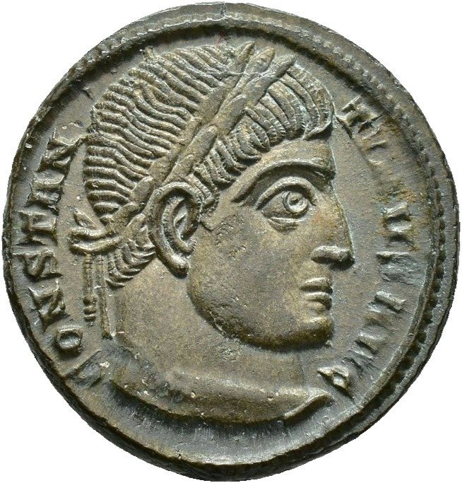 Ancient Roman, Empire Bronze Follis. Siscia. - 19.1 mm #2.1