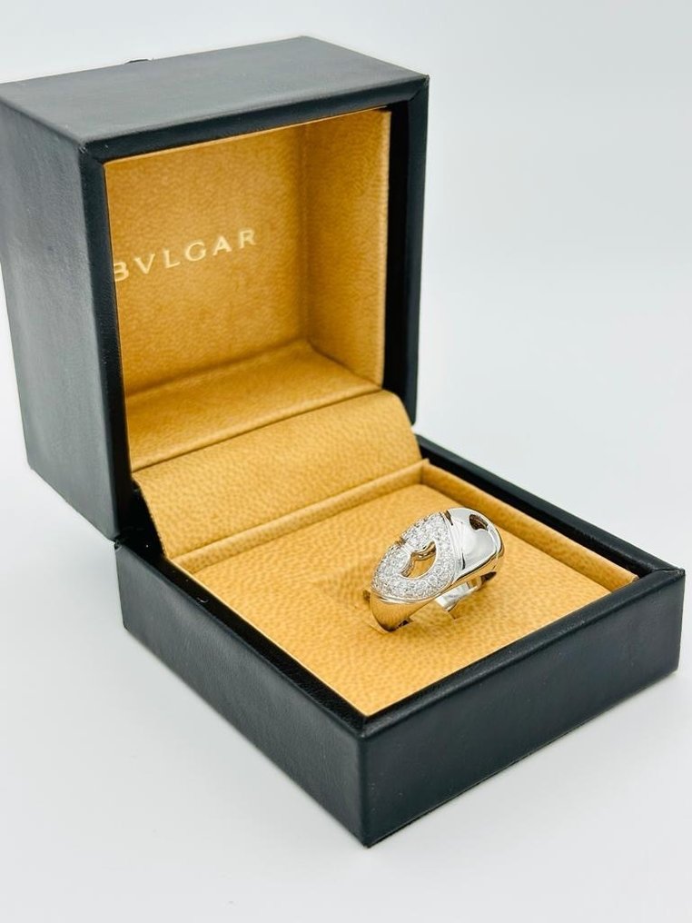 Bvlgari - 鸡尾酒戒指 - Nuvola 白金 -  0.60 tw. 钻石  (天然) #1.2