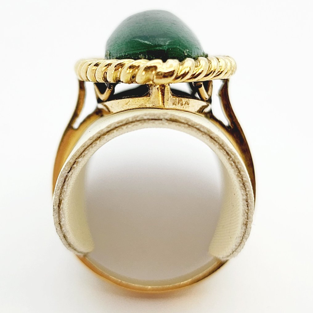 戒指 - 18K包金 黄金 - Malaquita #2.1