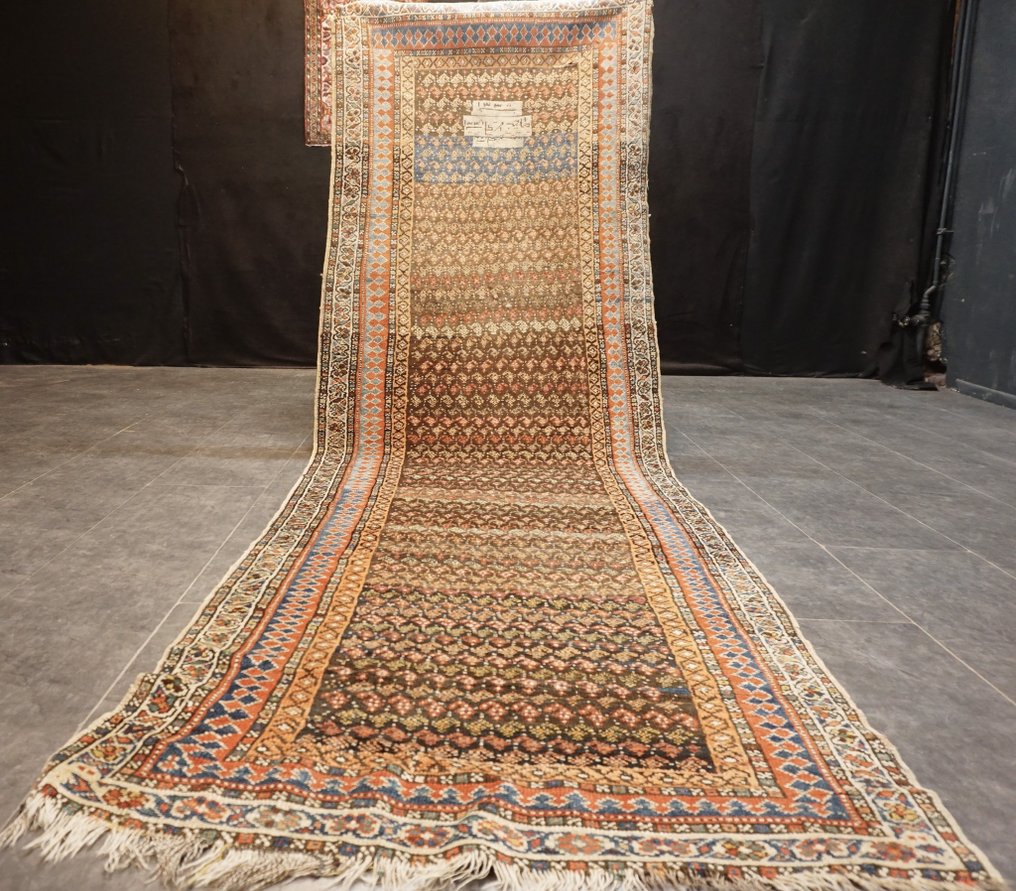 Antique shahsavan dated - Carpet - 354 cm - 108 cm #1.1