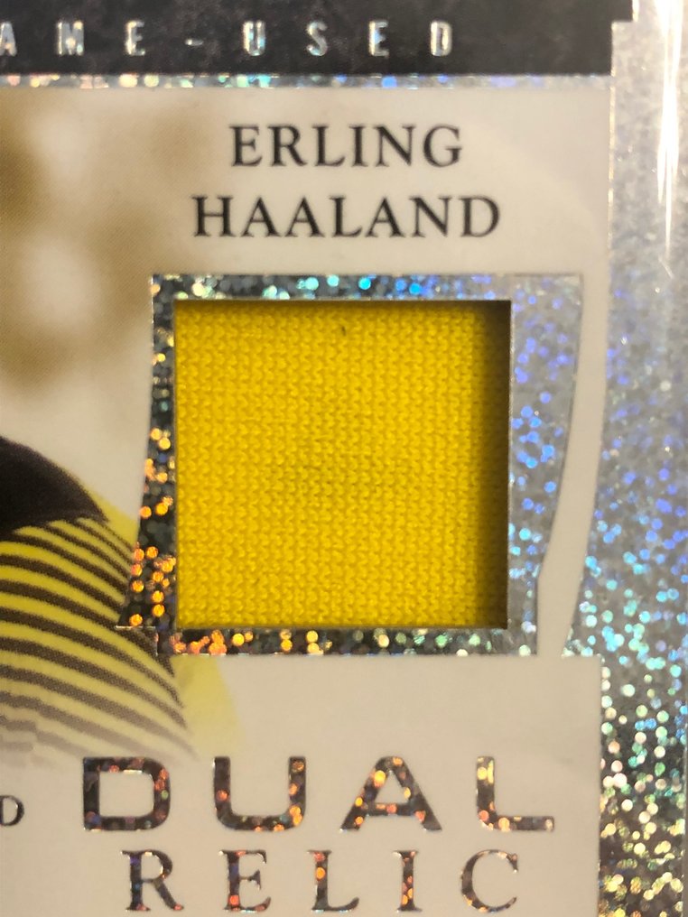 2021/22 - Leaf - In the Game Used Sports - Erling Haaland, Jude Bellingham - Dual Relic /12 - 1 Loose stickers #2.1