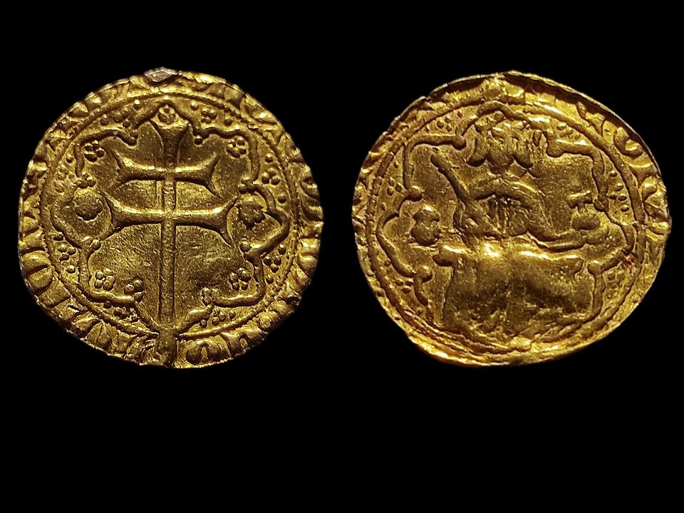 阿拉贡王国. Pere III (1336-1387). 1/2 real (Mig ral d'or) Mallorca #3.1