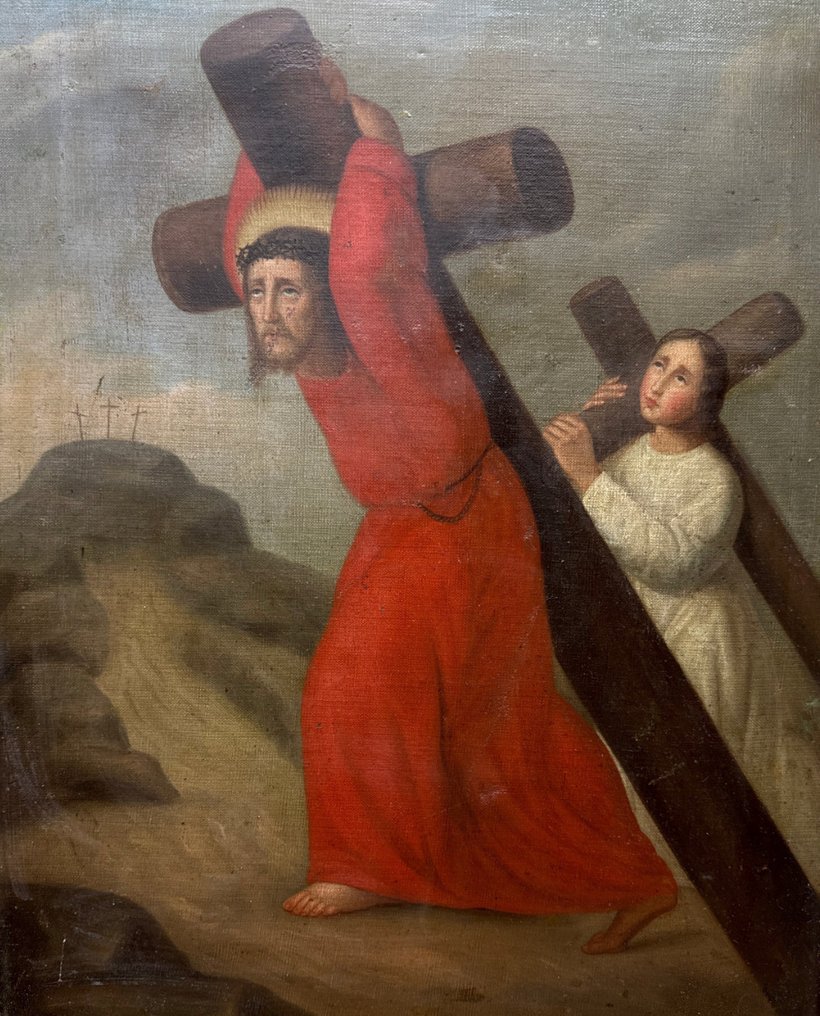 Scuola italiana (XIX) - Cristo Portacroce #1.1