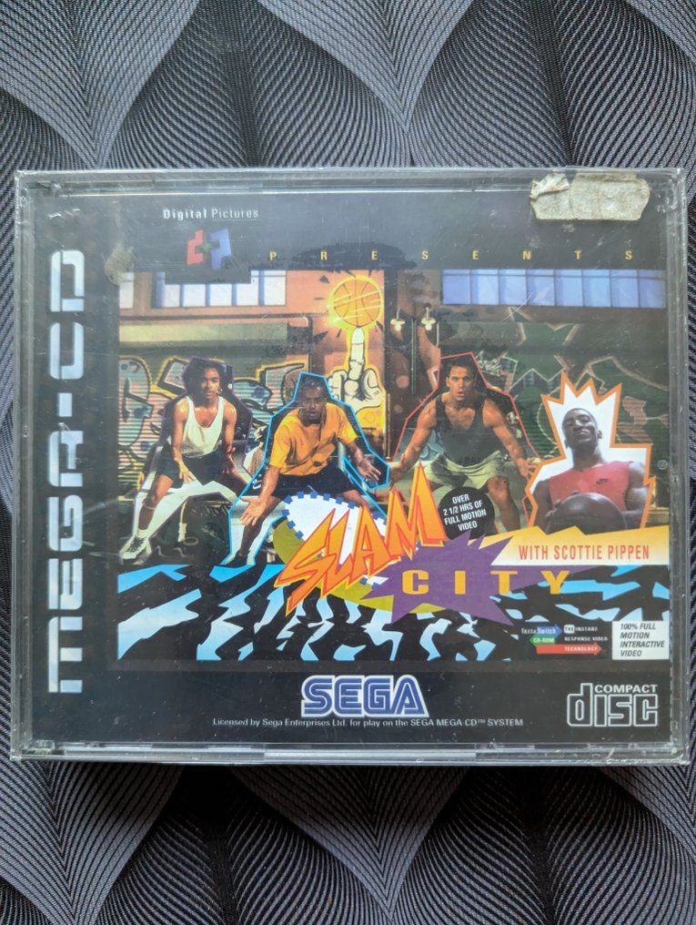Sega - Mega CD - Rare New  Slam city with Scottie Pippen - Videospill (1) - I original forseglet eske #1.1