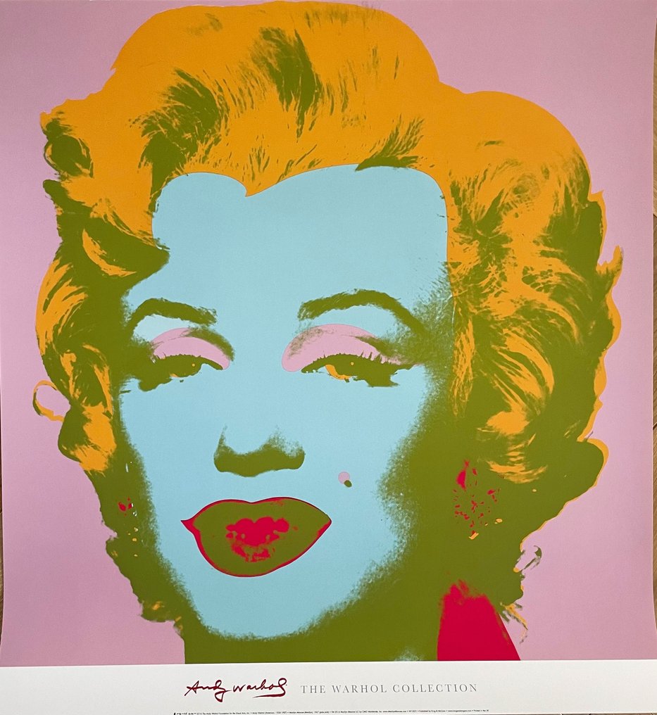 Andy Warhol (after) - Marilyn Monroe (pale pink), Copyright 2016 #1.1