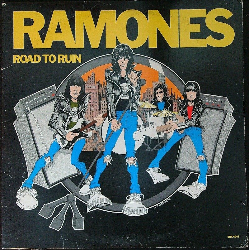 Ramones (USA 1978 1st pressing LP) - Road To Ruin (Rock & Roll, Punk) - LP-albumi (yksittäinen esine) - 1st Pressing - 1978 #1.1