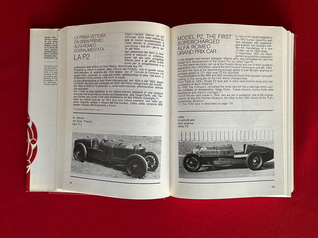 Book - Alfa Romeo - Tutte le vetture dal 1910 - Luigi Fusi - 1978 #3.1