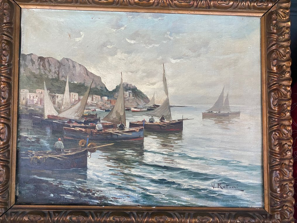 Valerio Rotini (1911) - Vista puerto mediterráneo #2.1