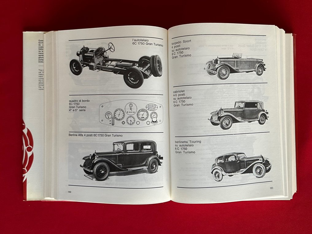 Book - Alfa Romeo - Tutte le vetture dal 1910 - Luigi Fusi - 1978 #3.2