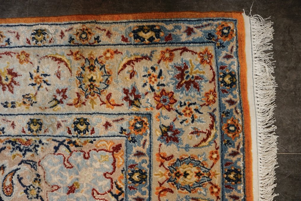 Isfahan Irã - Carpete - 166 cm - 107 cm - Com seda #2.2
