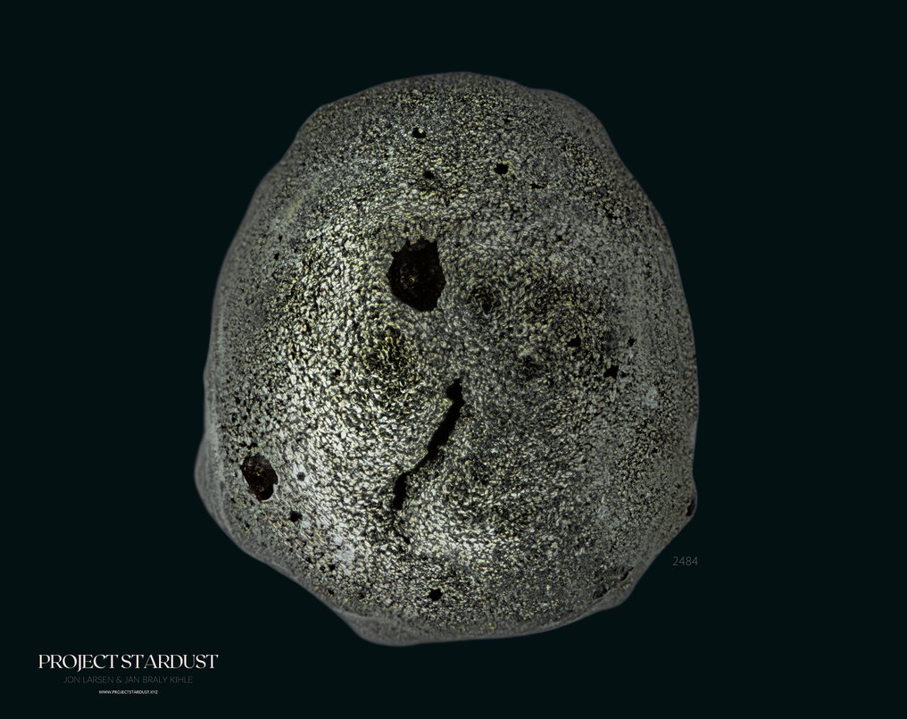Micrometeoriet NMM 2484 - Scoriace-type - 0 g #1.1