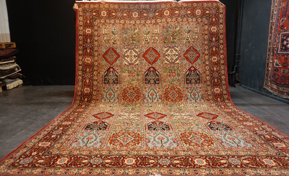 Qom Iran - Carpet - 348 cm - 247 cm - Perfect #1.1