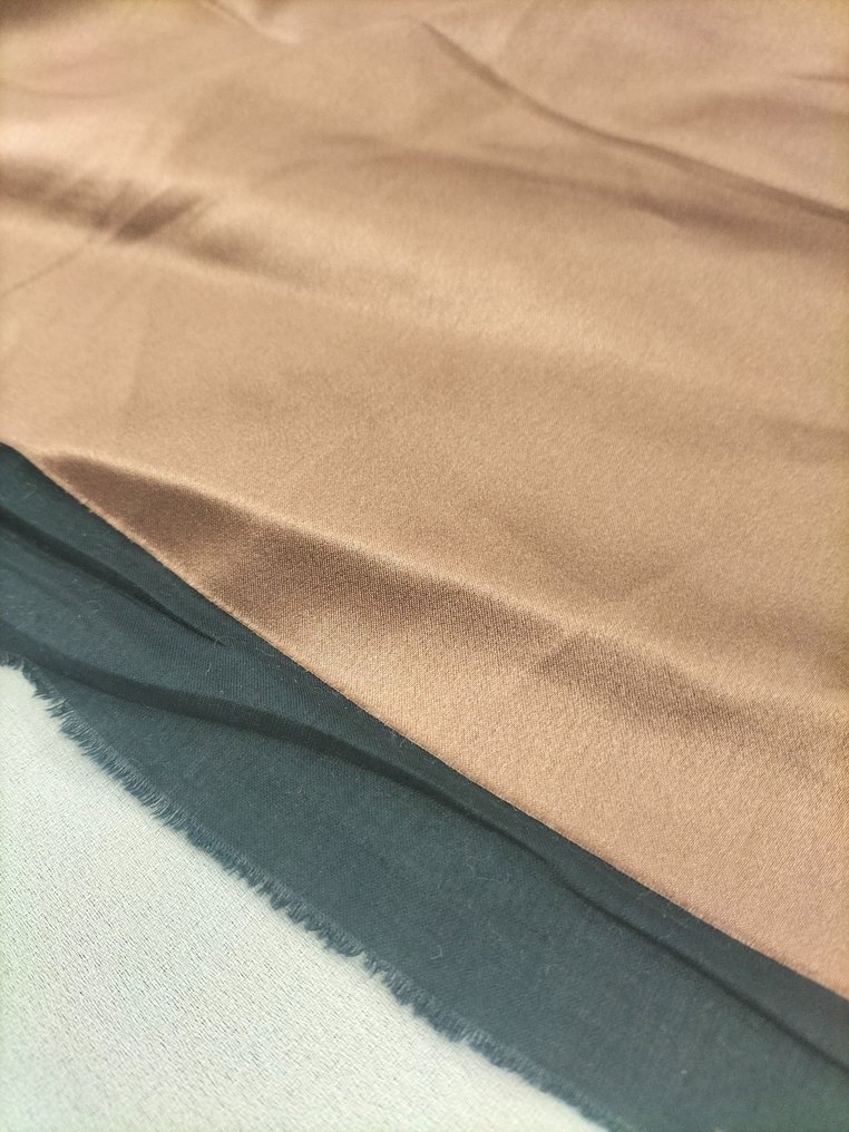 Pregiato raso d'arredo accoppiato / made in Italy - Tissu d’ameublement  - 550 cm - 130 cm #2.1