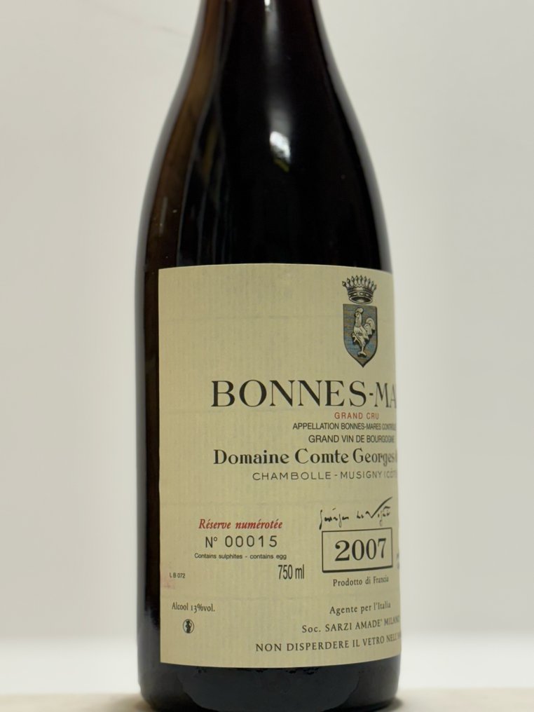 2007 Domaine Comte Georges de Vogüé - Bonnes-Mares Grand Cru - 1 Flaska (0,75 l) #2.1