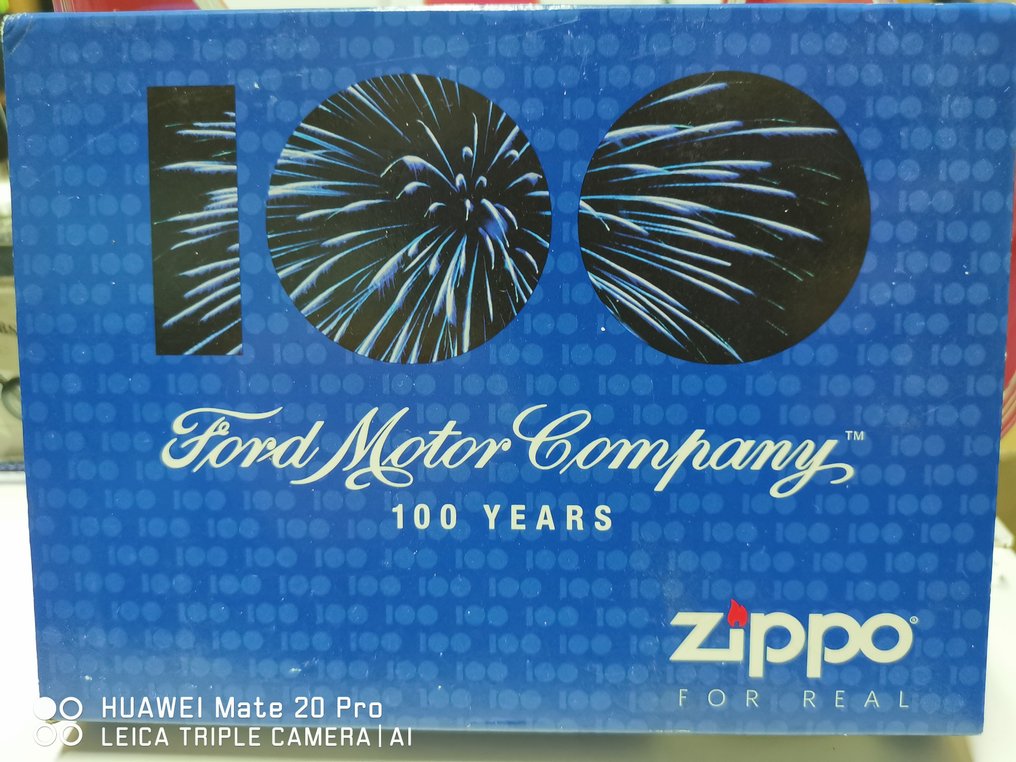 Zippo - Zippo limite édition 100ème anniversaire de Ford - Pocket lighter - Painted steel #3.1
