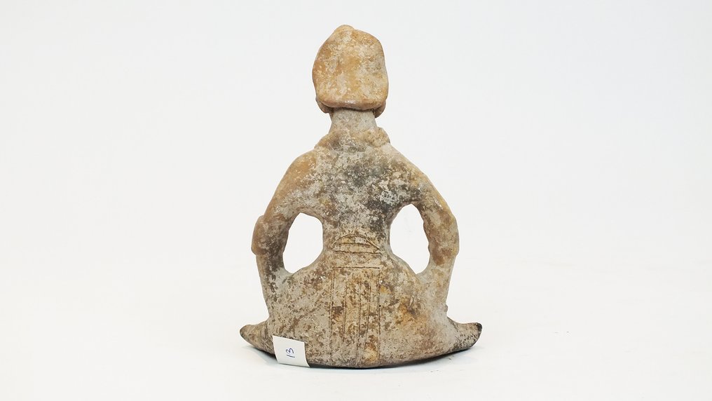Mesoamerica, Colima Terracotta Seated Female Figure, 2nd century BCE–3rd century CE, Mesoamerica, Colima - 15 cm #3.1