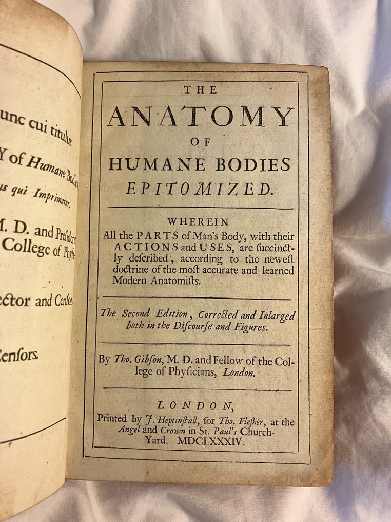 Thomas Gibson - The Anatomy of Humane Bodies Epitomized - 1684 #1.2