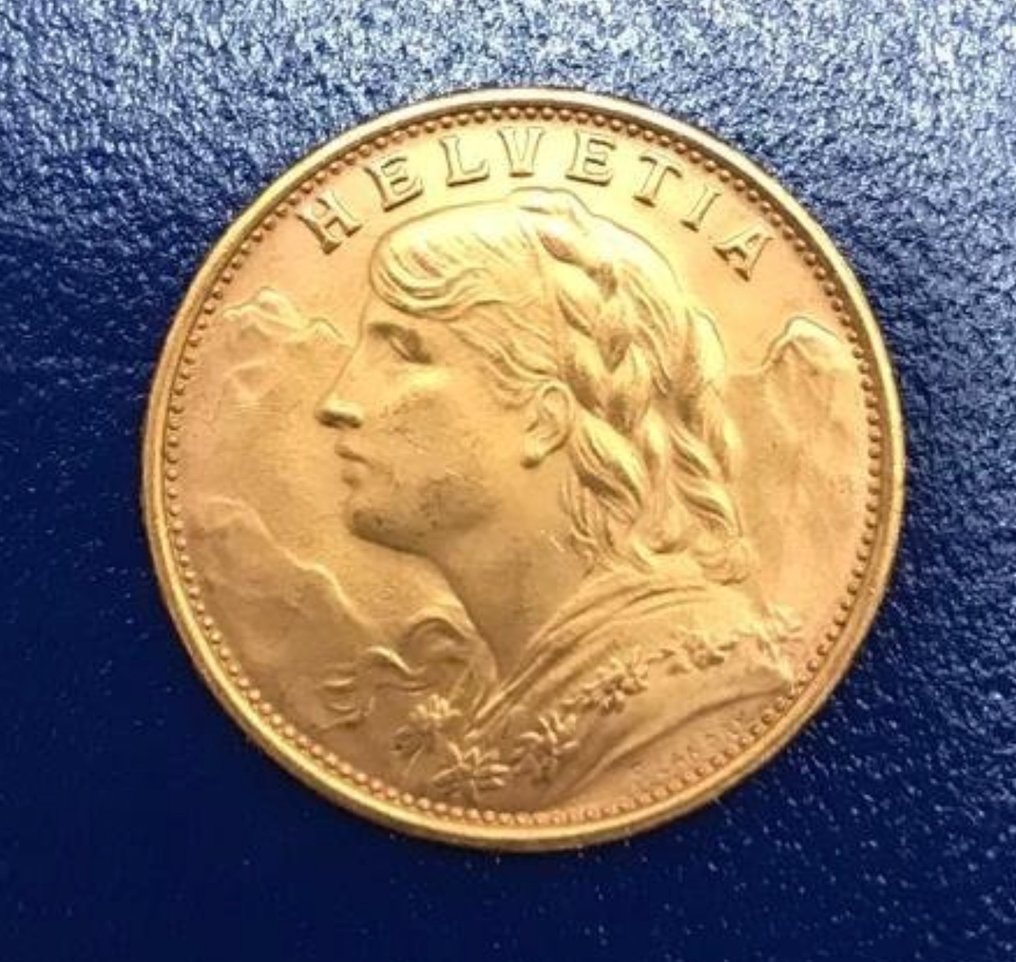 Sveits. 20 Francs 1949  B #1.1