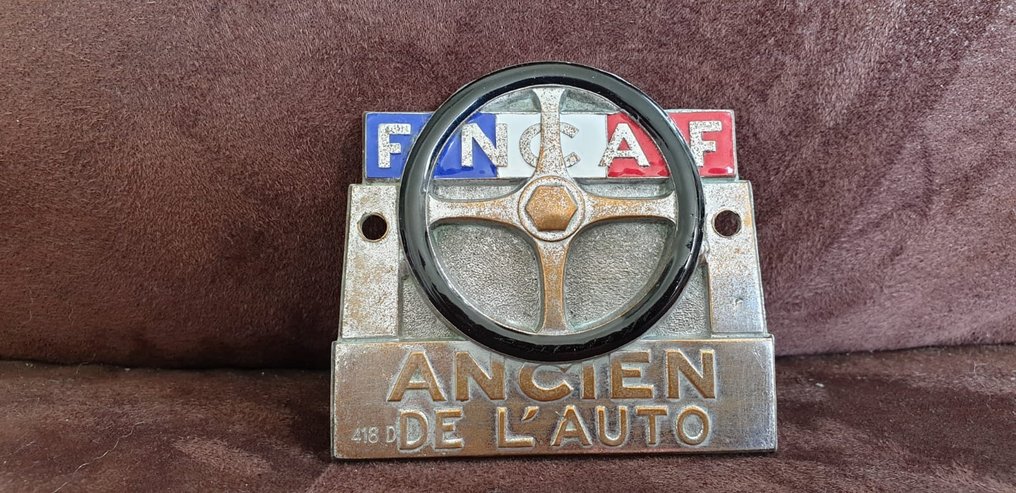 Pièce de voiture (1) - FNCAF - Embleem FNCAF - 1930-1940 #2.1