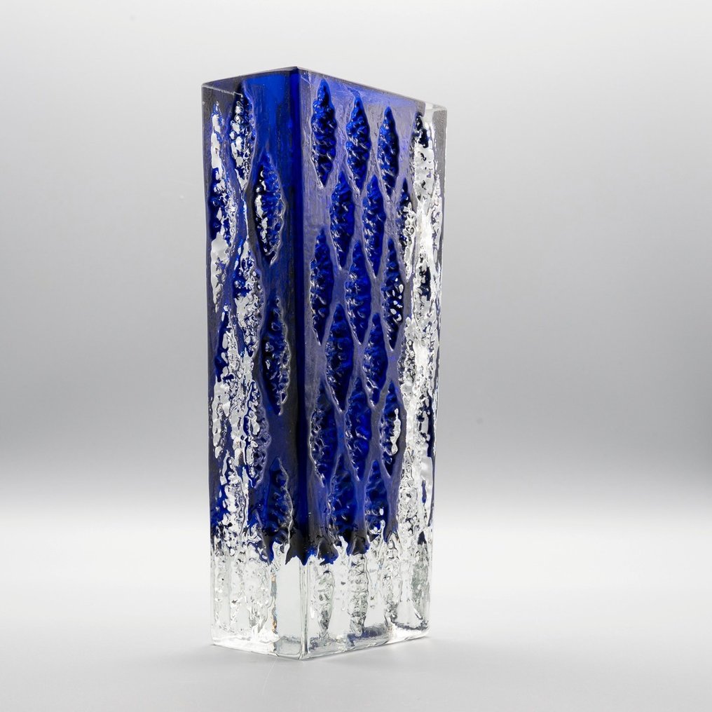 Ingrid Glas - Kurt Wokan - Vaas -  Borckenglas  - Glas - Gesigneerd H 25 cm #1.2