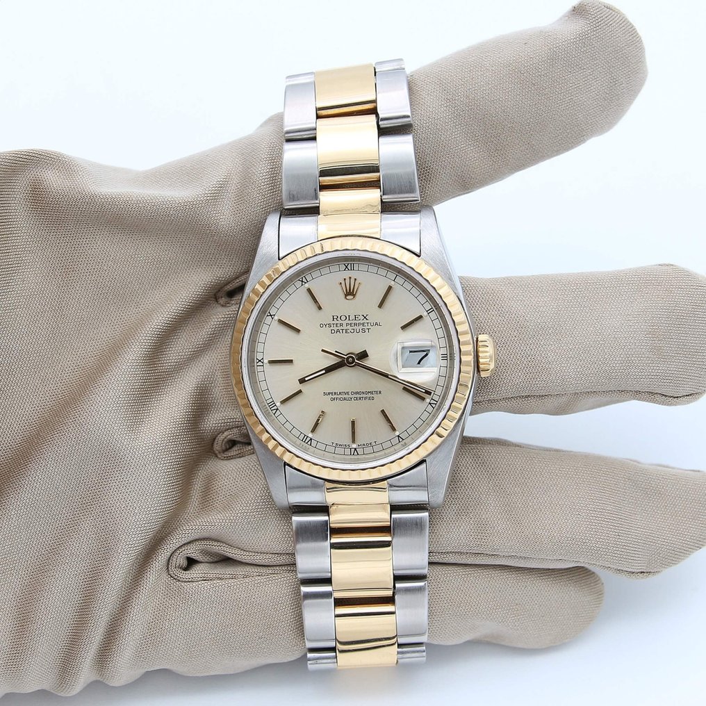 Rolex - Oyster Perpetual Datejust 36 - Silver Dial - 16233 - Unisex - 1990-1999 #1.2