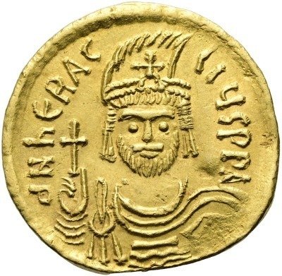拜占庭帝國. 希拉克略 (AD 610-641). Solidus #1.1