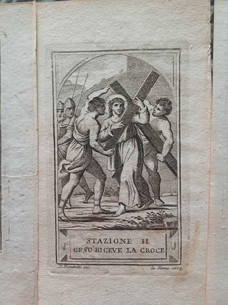 Objetos religiosos e espirituais (15) - Papel - 1800-1850 - Caminho da cruz #2.1