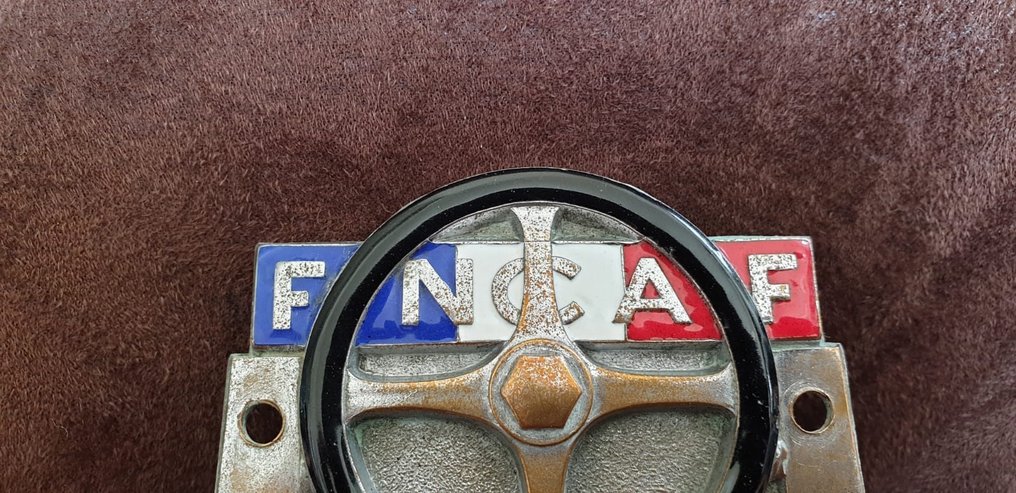 Pièce de voiture (1) - FNCAF - Embleem FNCAF - 1930-1940 #3.1