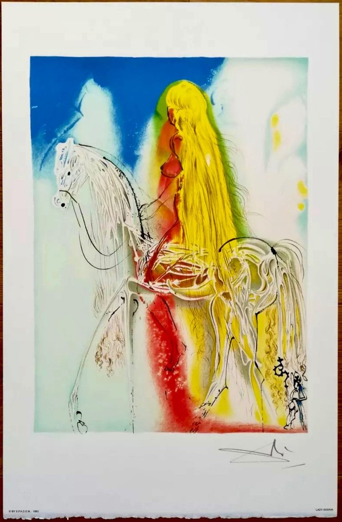 Salvador Dali (1904-1989), after - Lady Godiva #1.2