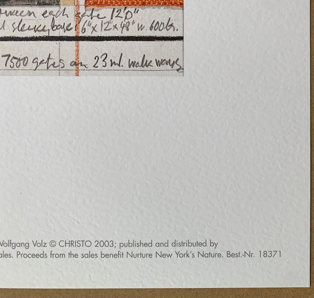 Christo (1935-2020) - (after) - The Gates XX - Artprint - 42 x 32 cm #4.3